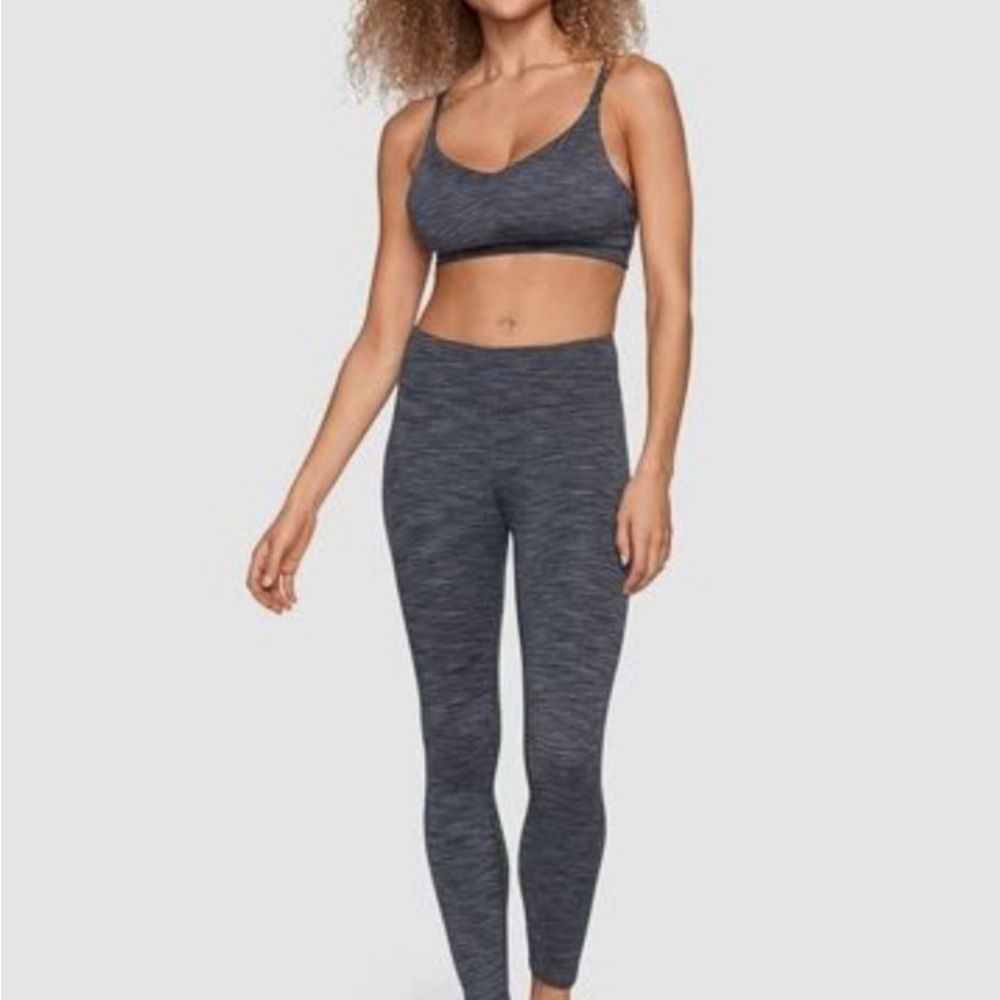 Outdoor Voices FreeForm 7/8 Hi-Rise Heathered Grey Leggings Size XS - Picture 3 of 8